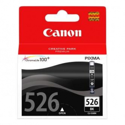 Canon eredeti tintapatron blistr s ochranou, CLI526BK, black, 9ml, 4540B006, Canon Pixma MG5150, MG52