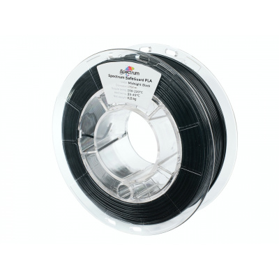 Spectrum 81552 3D filament, SafeGuard PLA, 1,75mm, 250g, Fekete (Deep black)
