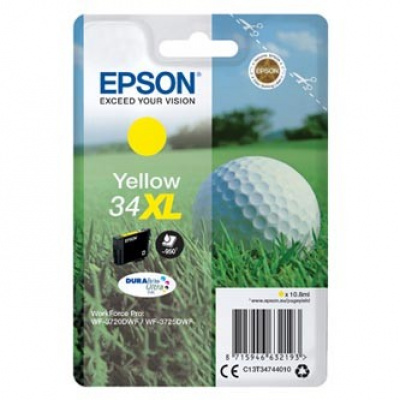 Epson T34744010, T347440 sárga (yellow) eredeti tintapatron