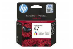 HP 47 6ZD61AE#BHK színes (color) eredeti tintapatron