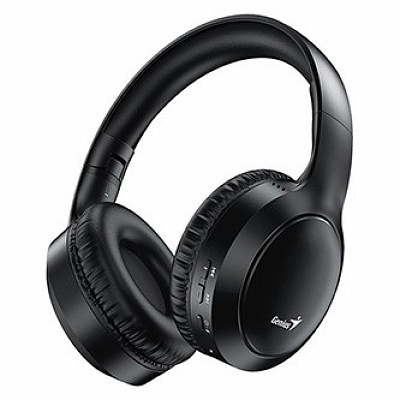 Genius HS-800BT fejhallgató mikrofonnal, vezeték nélküli, fekete, bluetooth