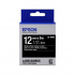Epson LabelWorks LK-4BWV C53S654009 12mm x 9m, fehér nyomtatás / fekete alapon, eredeti szalag