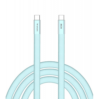 VERBATIM Kabel Sync & Charge SoftTouch USB-C, 60W, 120cm, modrá