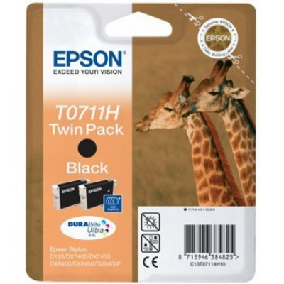 Epson C13T07114H10 fekete (black) dualpack eredeti tintapatron