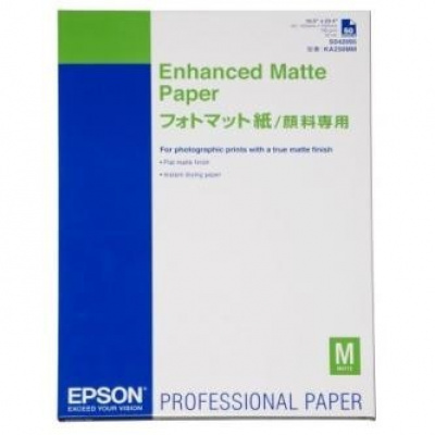 Epson Enhanced Matte Paper S042095 C13S042095, 192 g/m2, A2, 50db, tintasugaras, fehér, fotópapír