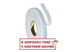 3M 9515W szerelőhab kétoldalas ragasztószalag, fehér 19 mm x 33 m