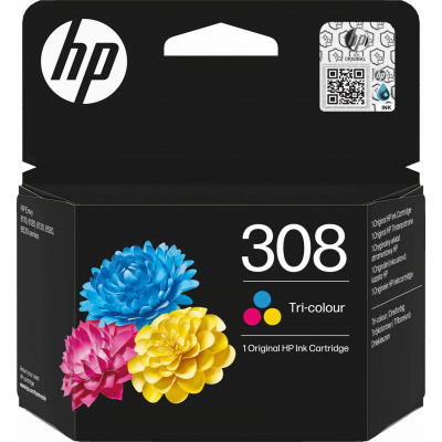 HP 308 7FP20UE színes (color) eredeti tintapatron