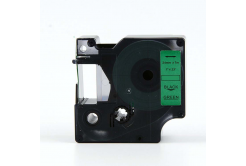 Dymo 53719, S0720990, 24mm x 7m, fekete nyomtatás / zöld alapon, kompatibilis szalag 