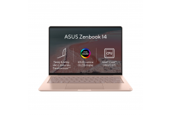 ASUS Zenbook 14/UX3480AA-OLED284W/U5-325/14"/WUXGA/16GB/512GB/Intel int/W11H/Rózsaszín/2R