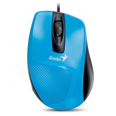 Genius Egér DX-150X 31010231102, 1000DPI, optikai, 3 gomb, vezetékes USB, kék