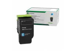 Lexmark 75M2HC0 cián (cyan) eredeti toner