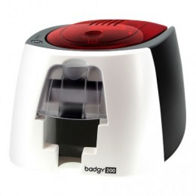 Evolis Badgy200 B22U0000RS, kártyonyomtató, single sided, 12 dots/mm (300 dpi), USB