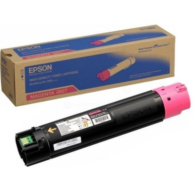 Epson C13S050657 bíborvörös (magenta) eredeti toner