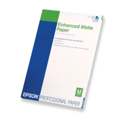 Epson Enhanced Matte Paper C13S041718, 21x29,7cm, A4, 250db, tintasugaras, fehér, fotópapír