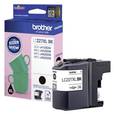 Brother LC-227XLBK fekete (black) eredeti tintapatron