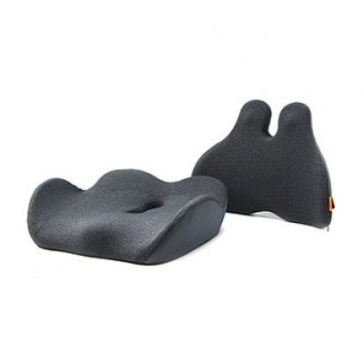 Powerton ERGO NESTIS Set bederní opěrky a podsedáku, antracitový