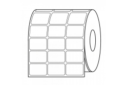 Öntapadós címkék 32x20 mm, háromsoros, 9000db, termo, tekercs