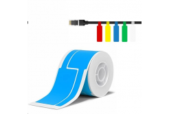 Niimbot 1EA01174301, 25x76mm, 200db, kék önragasztó címkék kábelekhez