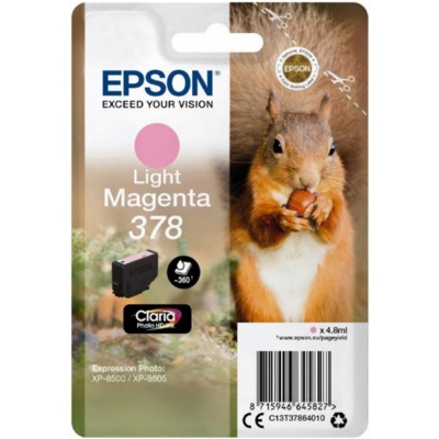 Epson C13T37864010 világos bíborvörös (light magenta) eredeti tintapatron