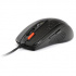 A4Tech F5 egér, 3000 DPI, optikai, 7 gombos, vezetékes USB, fekete, gamer, V-Track, 160 kB memória
