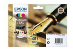 Epson T16364012, T163640, 16XL cián/bíborvörös/sárga/fekete (cyan/magneta/yellow/black) eredeti tintapatron