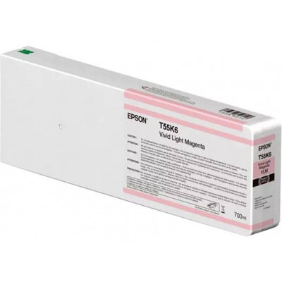 Epson C13T55K60N világos bíborvörös (vivid light magenta) eredeti cartridge