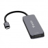 Verbatim 32155, USB-C többportos elosztó Essentials 4-port, 32155, szürke, kábelhossz 18cm, USB-C PD, USB-A 3.2 Gen 1, USB-A 2.0