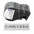 Brady M5C-1500-584 / 170937, 38.10 mm x 6.10 m, műanyag, fekete nyomtatás / fehér alapon