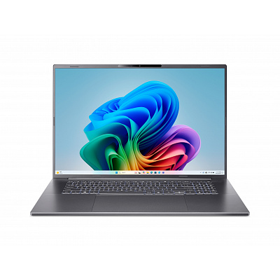 Acer NX.JZEEC.002 Aspire 18 AI/A18-I71M-72KN/U7-355/18"/WUXGA/16GB/512GB/Intel int/W11H/Ezüst/2R