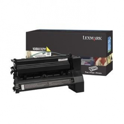 Lexmark 10B032Y sárga (yellow) eredeti toner
