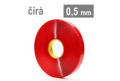 3M VHB™ 4905-F, tl. 0,5 mm, transparentní oboustranně velmi silně lepicí akrylová páska 12 mm x 66 m