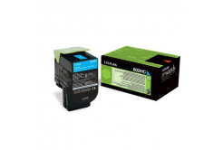 Lexmark 80C2HCE cián (cyan) eredeti toner