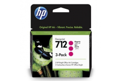 HP 712 3ED78A bíborvörös (magenta) 3db eredeti tintapatron