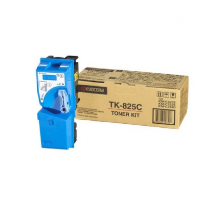 Kyocera Mita TK-825C cián (cyan) eredeti toner