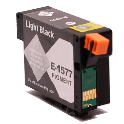 Epson T1577 világos fekete (light black) utángyártott tintapatron