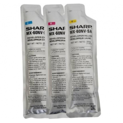Sharp MX-61GVSA színes (CMY) multipack eredeti developer