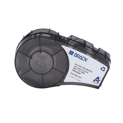 Brady M21-137-499 / 152094, 50.80 mm, Nylon, fekete nyomtatás / fehér alapon