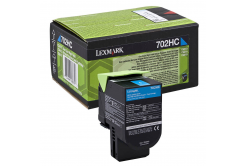 Lexmark 70C2HCE cián (cyan) eredeti toner