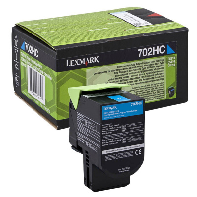 Lexmark 70C2HCE cián (cyan) eredeti toner