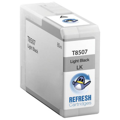 Epson T8507LB világos fekete (light black) kompatibilis tintapatron