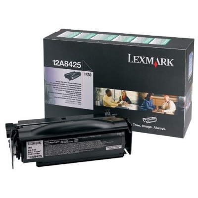 Lexmark 12A8425 fekete (black) eredeti toner