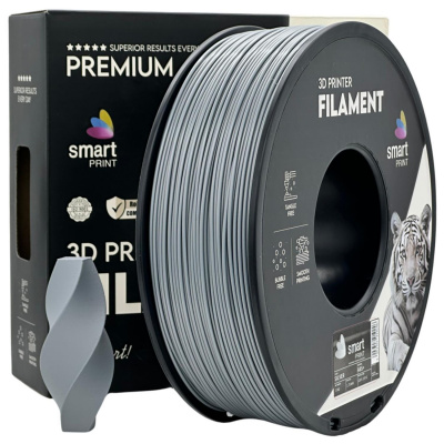 Smart Print FG-S10-E1, 3D filament, ABS+, 1,75mm, 1000g, Ezüst (Silver)