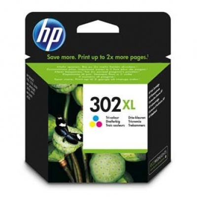 HP 302XL F6U67AE színes eredeti tintapatron