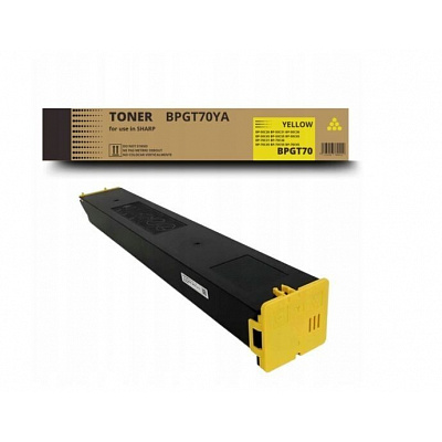 Sharp BP-GT70YA sárga (yellow) kompatibilis toner