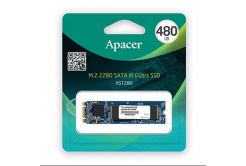 Belső lemez SSD Apacer M.2 SATA III, belső M.2 SATA III, 480GB, AST280, AP480GAST280-1, 520 MB/s-R, 495 MB/s-W