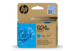 HP 924e 4K0U7NE#CE1 cián (cyan) eredeti tintapatron