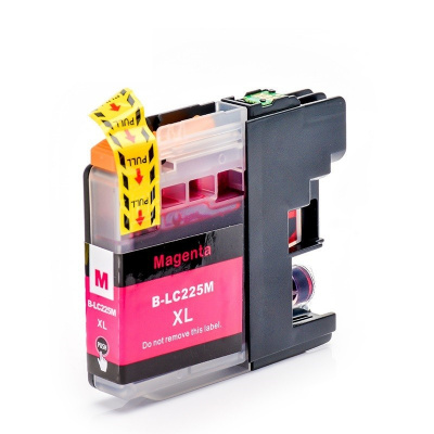 Brother LC-225XL bíborvörös (magenta) kompatibilis tintapatron