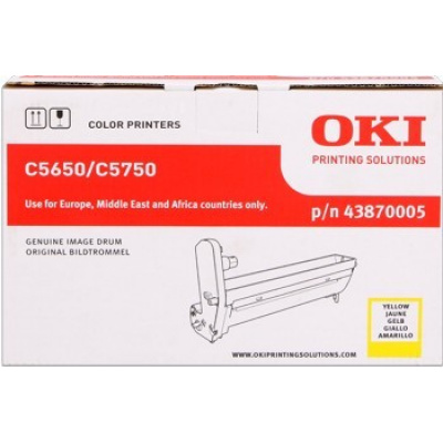 OKI 43870005 sárga (yellow) eredeti fotohenger