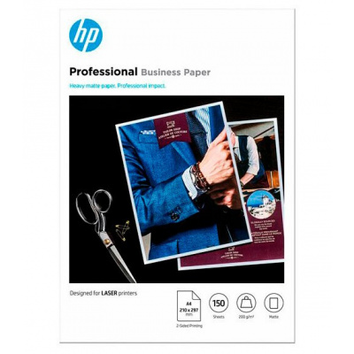 HP PROF MATTE FSC 7MV80A, 200 g/m2, A4, 150db, matt, fehér, fotópapír