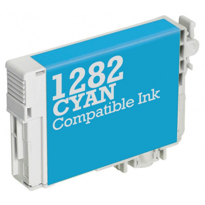 Epson T1282 cián (cyan) kompatibilis tintapatron